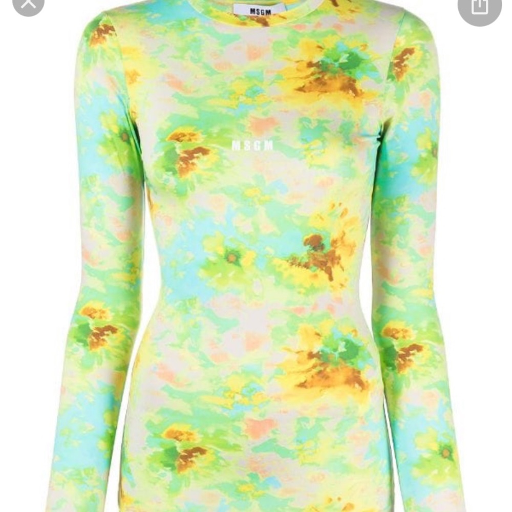 MSGM top in lime